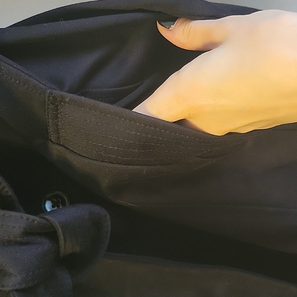 WHBM Stitch-Detail Trench Coat With Removable Belt, Size XS - Picture 5 of 11